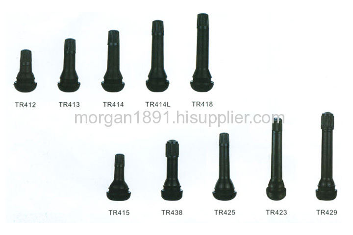 tubeless snap in tire valve,rubber tyre valve,standard bore valve stem,passenger light car