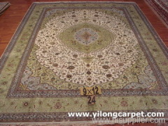 handmade silk carpet