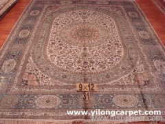 handmade silk carpet