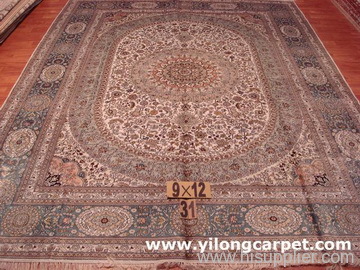 handmade silk carpet