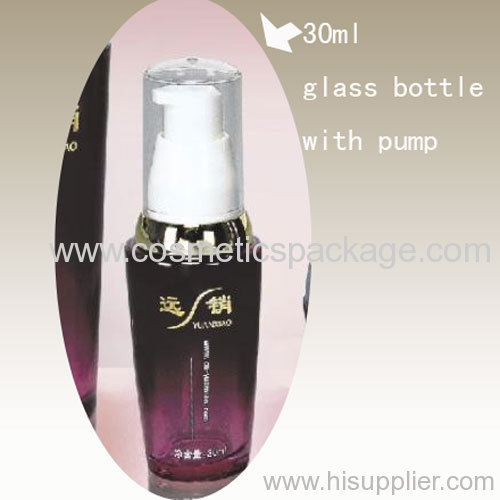 Glass Lotion Bottle