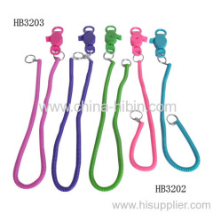 Coil line key chain