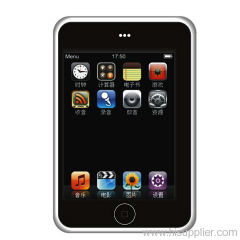 New Style 3.6 Inch Touch Screen 1GB MP3 MP4 MP5 player support 4GB Slot