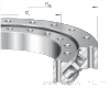 Crossed roller bearings XU