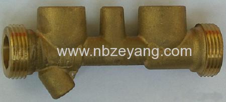 Brass pipe joint