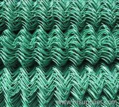 pvc chain link fabric ,vinyl coated chain link mesh