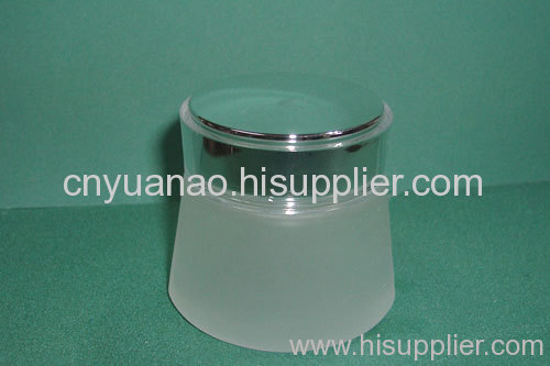 glass	cosmetic	jar