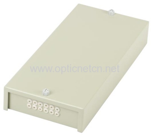 Metal Fiber Optic Cable Box 12 fiber Indoor Optical Termination Box Fiber Optic Termination Cabinet