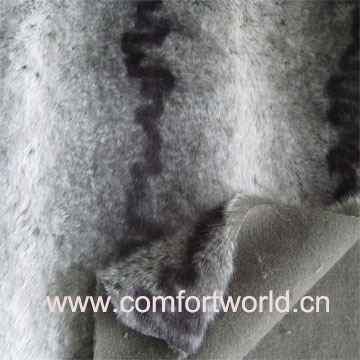 Printed Fake Fur Car Seat Cover