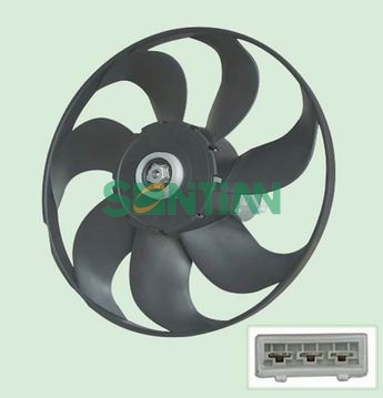 Radiator fan motor