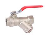 Y strainer valve