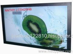 42 inches Slim Frame LCD video Player with HVTV function
