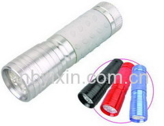 9 LEDs Aluminum Flashlight