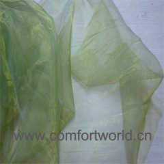 Green Organza Curtain Fabric