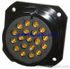 19-Pin female panel mount Socapex socket