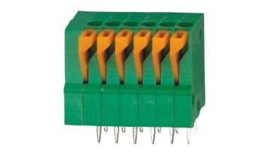 PCB Spring Terminal Block (Pitch:2.54mm Pole:2 to 24P)