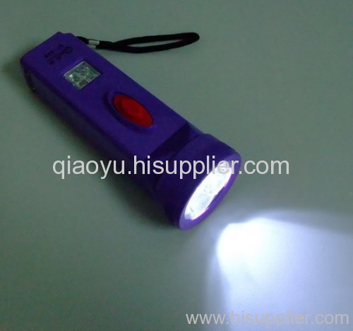 LED rechargeable flashlight