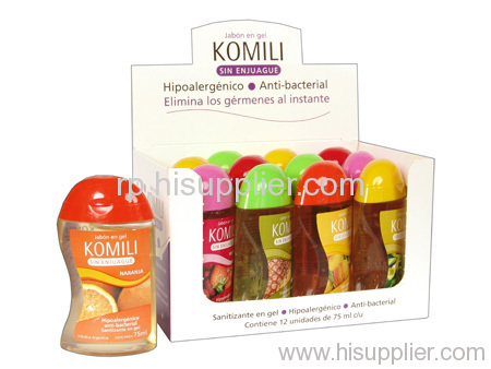 Soap in gel without rinsing Komili
