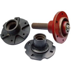 Implement & Utility Hubs for machinery parts with hub spindle bearing seal dust cap bolt