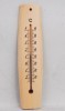 Wooden thermometer