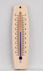 Wooden thermometer