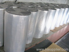 Rubber foam insulation sheet with aluminum foil