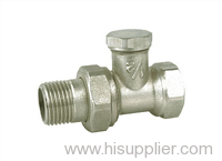 Brass radiator valve