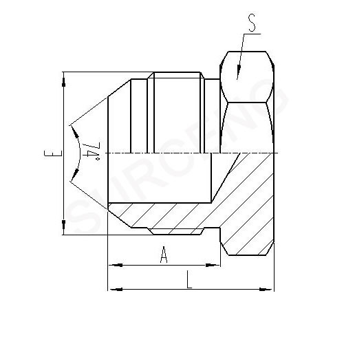 METRIC MALE 74 CONE PLUG