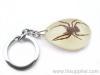 noctilucent spider amber key chain