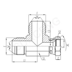 JIC MALE 74 CONE