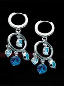 Fashion 925 sterling silver earring women jewelry