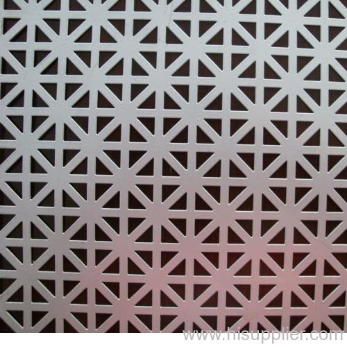 Special perforated metal sheet