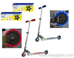 100 mm flashing wheel scooter