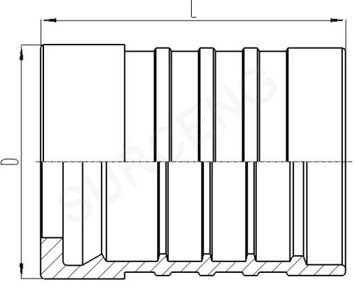 Interlock Ferrule for R13 Hose