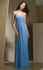 Blue evening dress