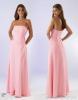 pink chiffon evening dress