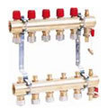 Wall-mounted Brass Manifold