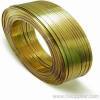 Brass flat zipper wires