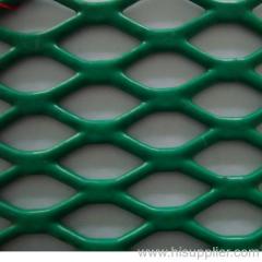 PVC coated expanded metal mesh