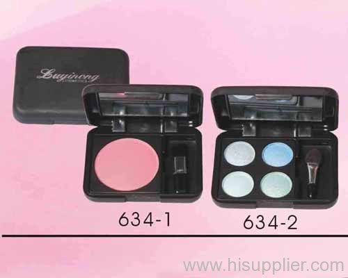 eye shadow and blush