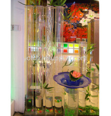 color crystal pillar,crystal pillar,glass pillar,color glass pillar