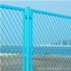 Blue Painted Expanded Metal Fence