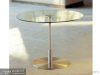 ROUND TEMPERED GLASS DINING TABLE, GLASS DINING TALE, ROUND DINING TABLE