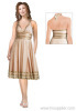 Golden Cocktail Dress