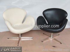 SWAN FABRIC CHAIR, FIBERGLASS SWAN CHAIR, ROTARY SWAN CHAIR