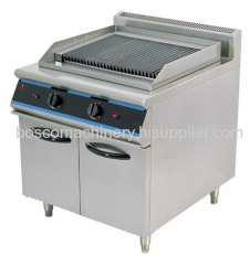 Electric Lava Rock Charbroilers with Cabinet