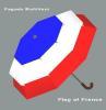 Pagoda MultiVent umbrella (Flag of France)