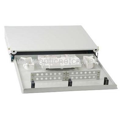 Fiber Optical Rack Mounting Enclosure 24 / 48 / 72 / 96 fibers Optical Fiber Distribution Frame Fiber Optic Distribution