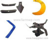 Farm machinery blades