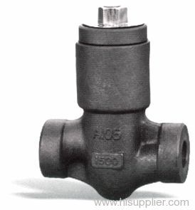 Pressure-seal piston check valve